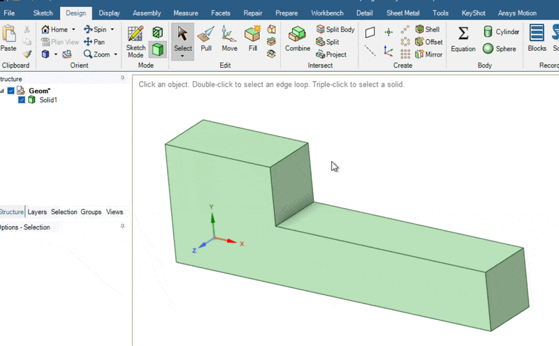 Körper erstellen mit Split Body