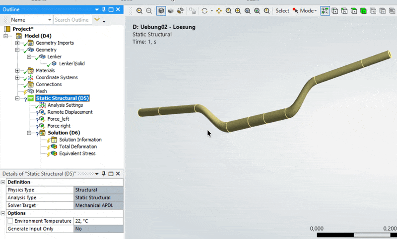 Randbedingung Geometriezuordnung