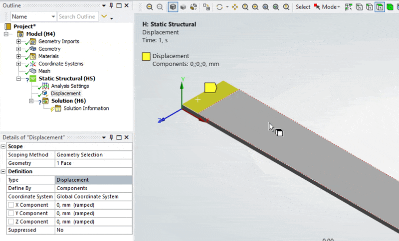 Geometrie bei Randbedingung tauschen
