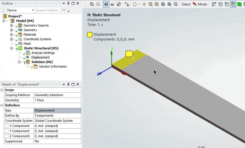 Geometrie bei Randbedingung tauschen