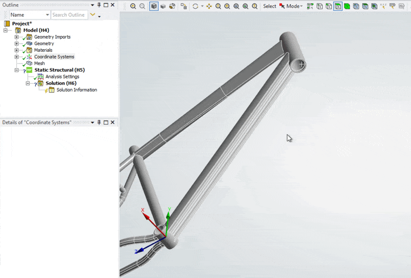 Koordinatensystem für Remote Displacement erstellen und anwenden