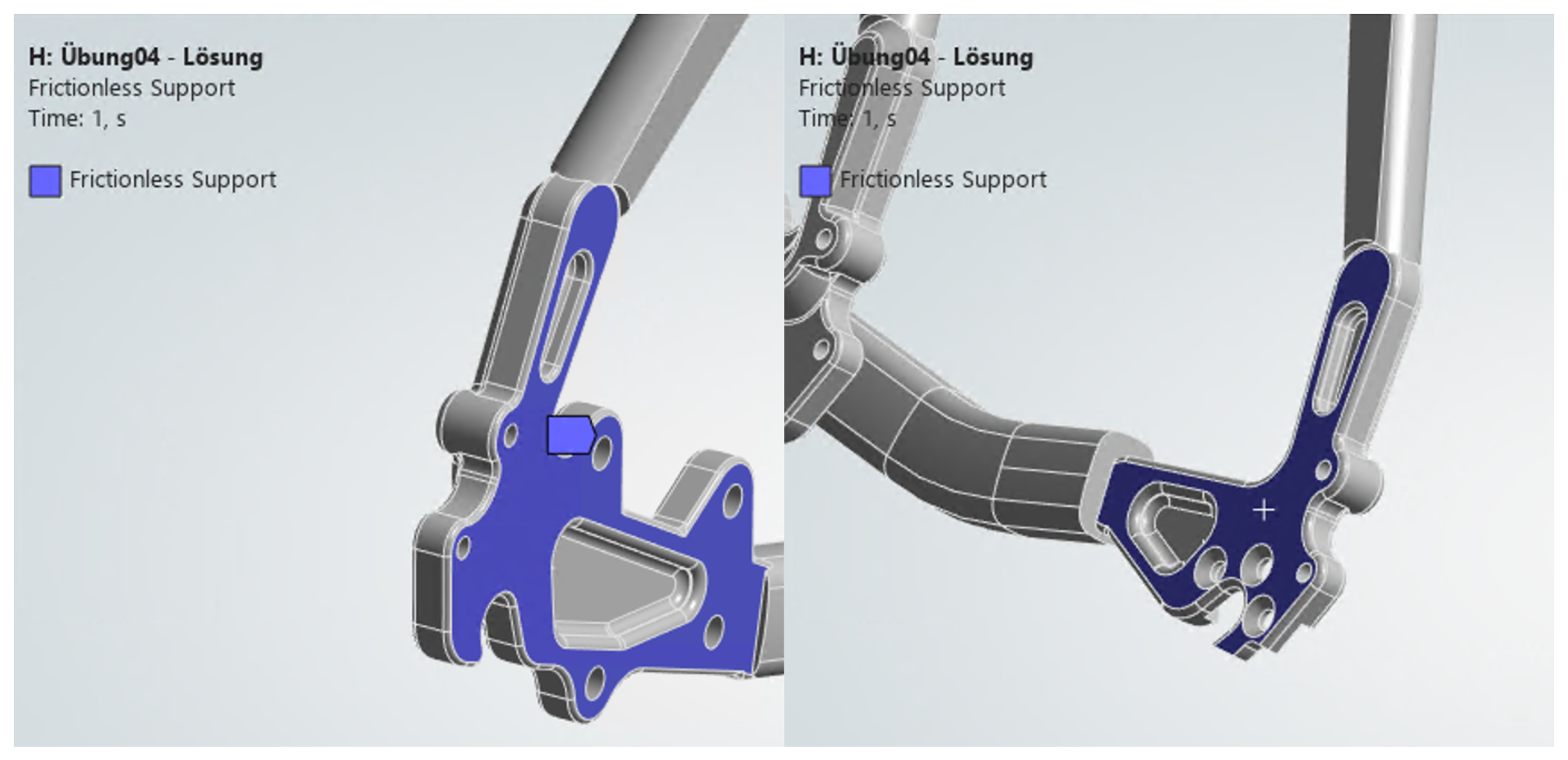 Frictionless Support hinten