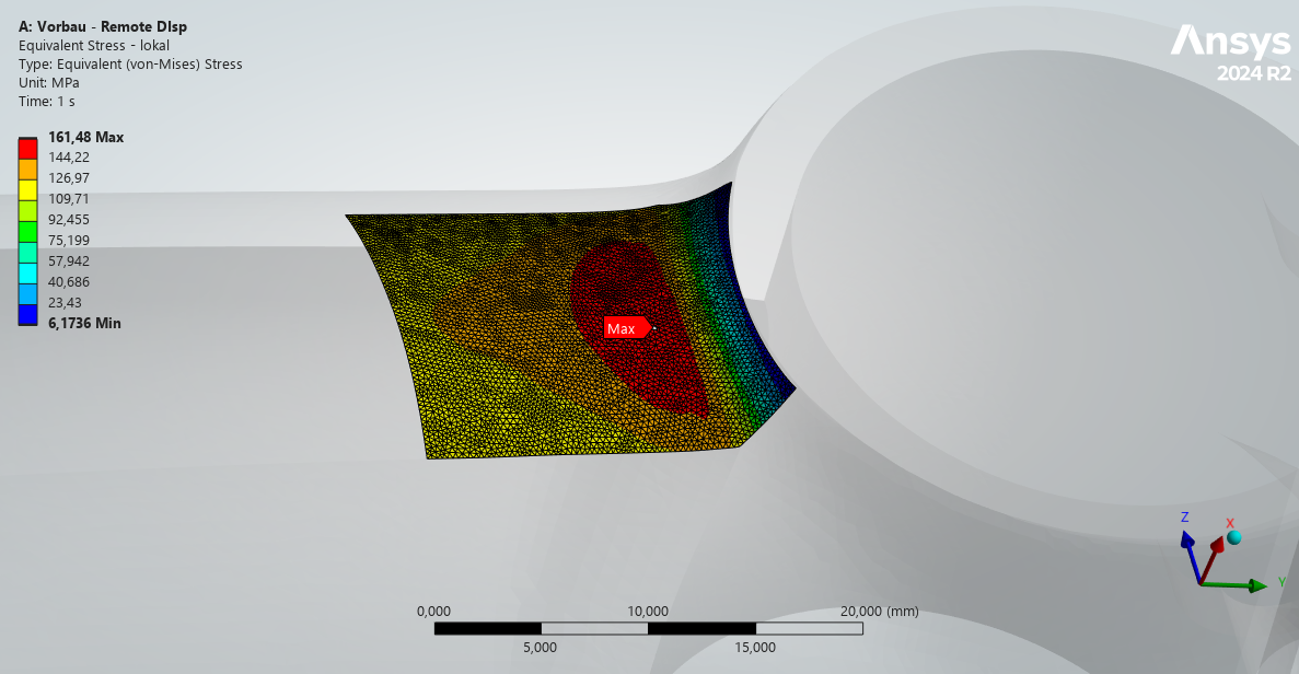 Spannung 0,25 mm Vernetzung