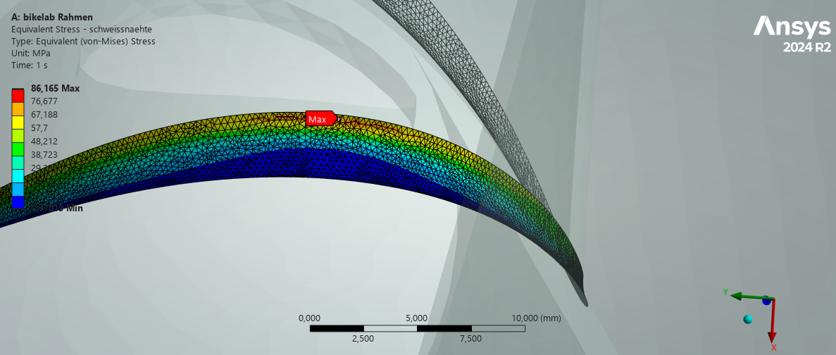 Spannung 0,25mm Vernetzung