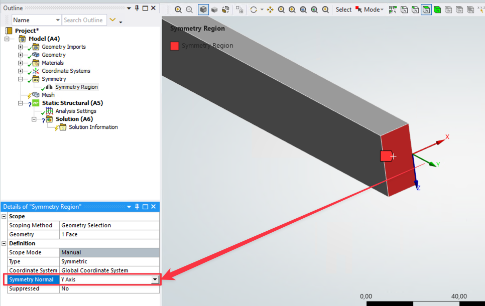 Symmetrieebene einfügen