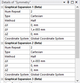 Spiegelungseinstellung