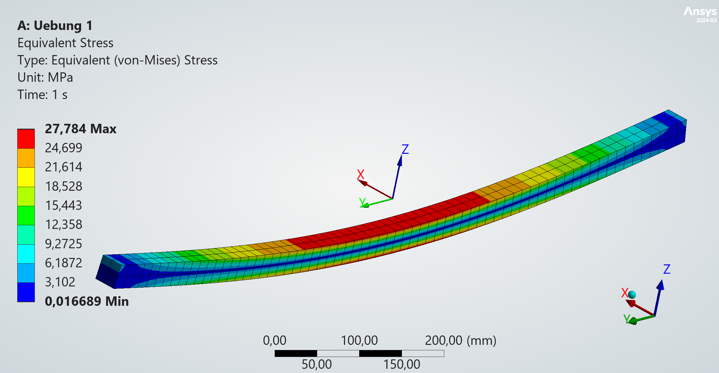 maximale Vergleichsspannung