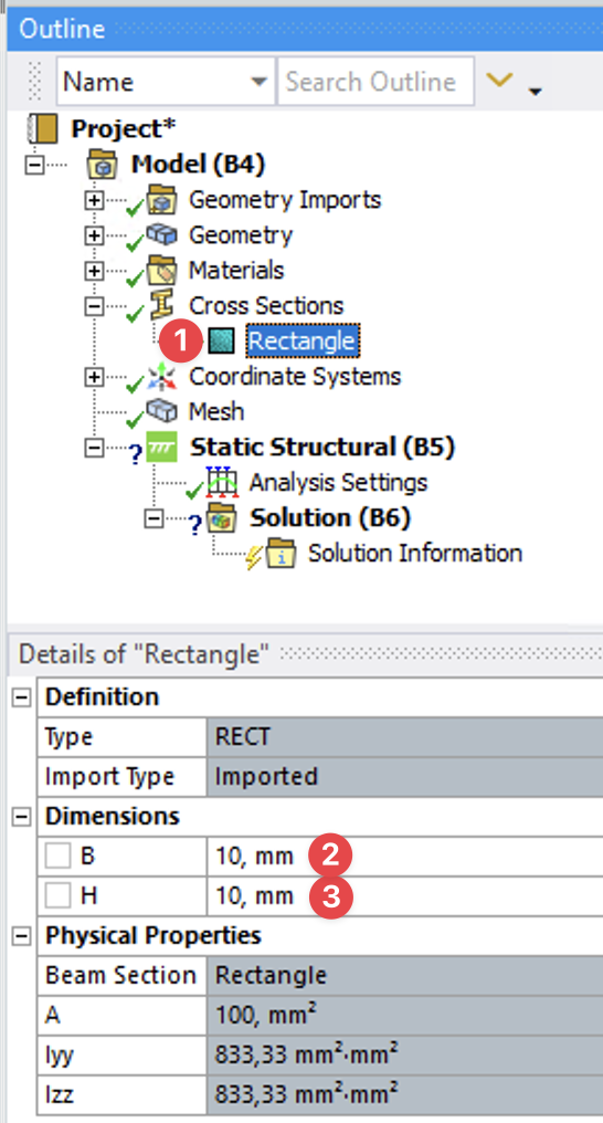 Einstellung Mechanical 1