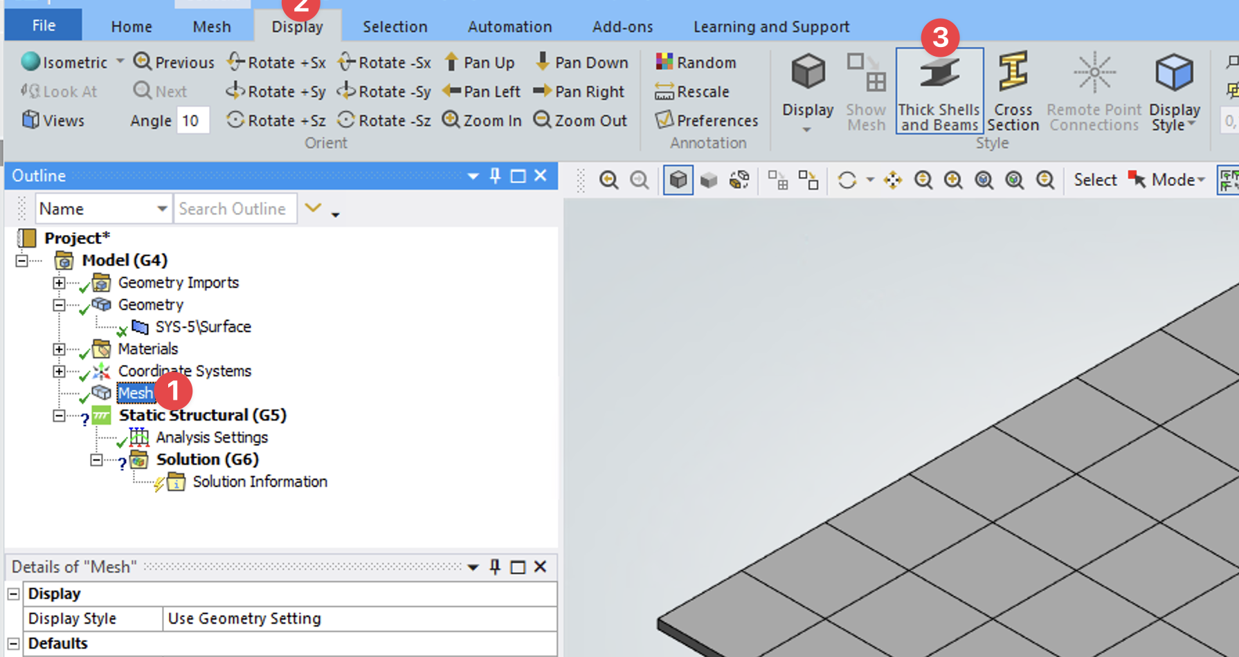Thick Shells and Beams